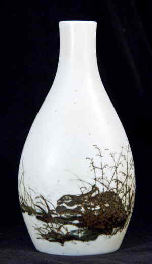 royal copenahgen nils thorsson diane series vase with rabbit motif